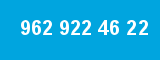 962 922 46 22 962 922 46 22